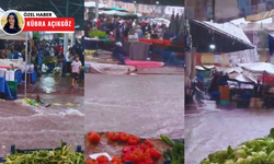 Sele karşı tezgah nöbeti: Keçiören’de pazarcı esnafı felaketin ortasında kaldı!