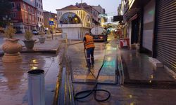 Şereflikoçhisar Belediyesi temizlik çalışmalarını sürdürüyor