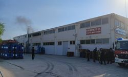 Sincan'da boya fabrikasında korkutan yangın!