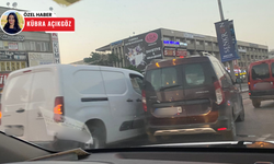 Şerit değiştiren sürücü kazaya neden oldu!