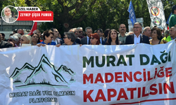 TBMM önünde yasa tepkisi: "Araziler madencilikle tehdit altında"