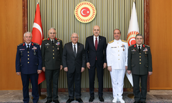 TSK komuta kademesinden TBMM Başkanı Kurtulmuş’a ziyaret