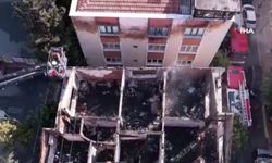 Boş binada çıkan yangın iki binaya daha sıçradı