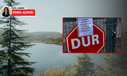 Yangın sonrası Eymir Gölü'nün kapısına kilit vuruldu!
