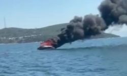 Denizin ortasında can pazarı: Lüks yatta yangın çıktı