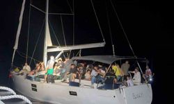 Datça açıklarında 78 düzensiz göçmen kurtarıldı