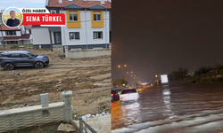 ABB'nin altyapı çalışması Sincan'da patlak verdi: Sağanak yağış ilçeyi felç etti!