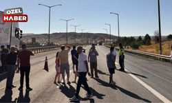 Kızılcahamam'da yol kapandı: Vatandaşlar saatlerce yolda kaldı