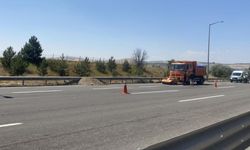 Ankara'da metenol yüklü tanker kaza yaptı: Yol trafiğe kapatıldı