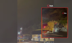 Ankara'da yolcu otobüsü kamyonete çarptı! Çok sayıda yaralı var