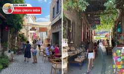Ayvalık Küçükköy, yaz sezonunda ziyaretçi akınına uğruyor