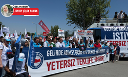 Başkentte memurlar "Adil zam" çağrısıyla sokağa indi