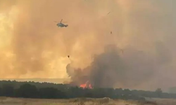 Çanakkale'deki orman yangını nedeniyle havalimanı uçuşlara kapatıldı!