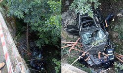 Çocuğun kullandığı otomobil köprüden uçtu: 1 ölü, 3 yaralı