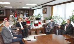 TGS ve THY yetkilileri Başkan Demirbaş'ı ziyaret etti