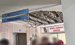 Deprem riski uyarısı yapılan hastanede tavan çöktü: "Defalarca yetkililere bildirdik"
