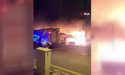 Gölbaşı’nda marketin deposunda yangın çıktı!