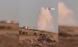 Gölbaşı’nda, ana su borusu patladı