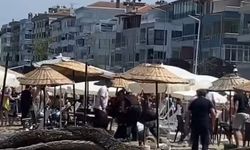 Halk plajında şezlong kavgası: Arbede çıktı!