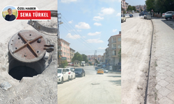 Keçiören’de açık bırakılan rögar kapağı tehlike saçıyor!