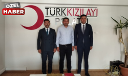 Levent Çağlancı ve Enes Işık’tan Kızılay Polatlı Şubesine ziyaret