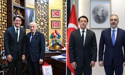 Mesut Özil’den Devlet Bahçeli ve Hakan Fidan’a ziyaret