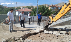 Şereflikoçhisar Belediye Başkanı Mustafa Koçak, devam eden projeleri inceledi