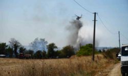 Çanakkale’de tarım arazisinde çıkan yangın kontrol altına alındı