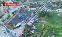 Çubuk'ta heyecan dorukta: Festival alanı havadan görüntülendi