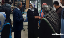 Diyanet İşleri Başkanı Ali Erbaş'ın eşi Seher Erbaş'tan "İyilik Çarşısı"na ziyaret