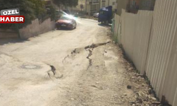 İnşaat çalışması yolu çökme noktasına getirdi!