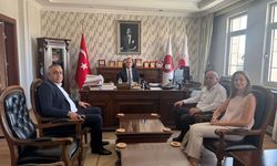 Işın Yaman Koleji yönetimi, Başsavcı Sarıdere’yi makamında ziyaret etti