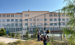 Kahramankazan’da, yeşil alanlarda yoğun temizlik ve bakım çalışması