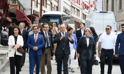Yabancı diplomatlar Kalecik'i ziyaret etti