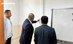 Kalecik'te meydana gelen depremde bir okul ve bir mahalle hasar gördü