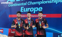 Mamak'ın gururları! Milli sporcularımız Bakü'de tarih yazdı
