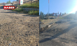 Okula giden bozuk yollar, velileri ve öğrencileri zorluyor!