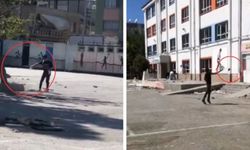 Okula çirkin saldırı: Camlar kırıldı, bahçedeki ağaç ateşe verilmek istendi