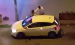 Sokak ortasında kan donduran görüntü: Zorla araca bindirdi