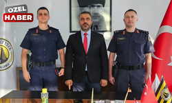 Polatlı 1926 SK'ya  İlçe Jandarma Komutanları'ndan ziyaret