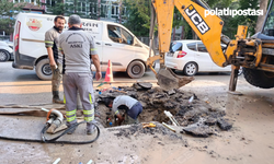 Polatlı Cumhuriyet Mahallesi’nde arıza çalışması başlatıldı