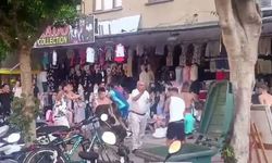 Turistler ile esnaf birbirine girdi: Ortalık savaş alanına döndü