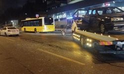 Zincirleme kaza D-100’ü kilitledi: 1 yaralı