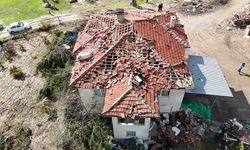 Ankara'da hortum felaketi: Büyük yıkım havadan görüntülendi