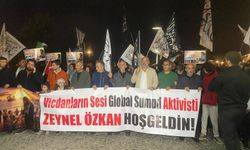 Aktivist Zeynel Abidin Özkan Ankara’da karşılandı