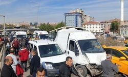 Ankara'da zincirleme kaza: Yaralılar var