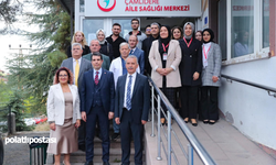 Ankara İl Sağlık Müdürü, Başkan Ceylan ile birlikte Aile Sağlığı Merkezi'ni ziyaret etti
