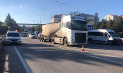 Ankara yolunda motosiklet kazası! Sürücü yaralandı