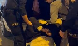 Ankara’da alkol etkisindeki şahıs polislere saldırdı