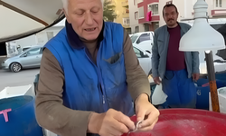 Ankara’da çiğ hamsi şov! Balıkçının tazelik iddiası viral oldu